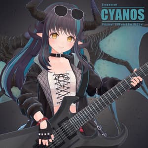 【オリジナル3Dモデル】　ドラゴニュート・シアノス - ROKO SHOP