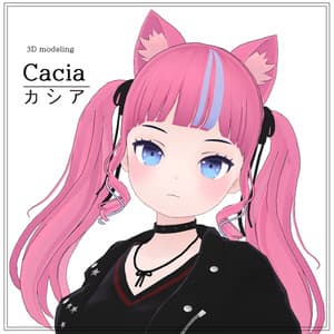 「Cacia」「カシア」オリジナル3Dモデル,VRC用 - sopora shop