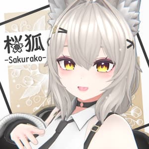 オリジナル3Dモデル「桜狐」 - URERU STORE