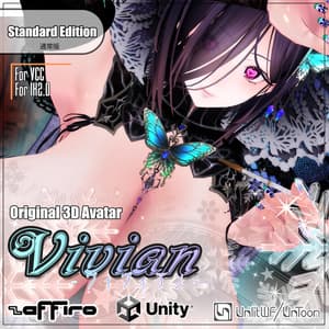  【Vivian - ヴィヴィアン -】VRC用3Dアバター StandardEdition - Zaffiro