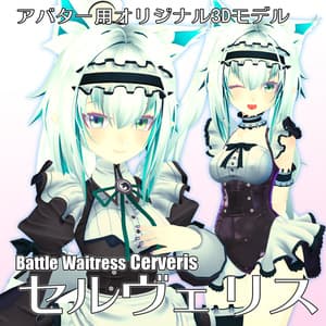 VRアバター用オリジナルモデル「セルヴェリス」RC VRM設定済み - CoCoRo3D