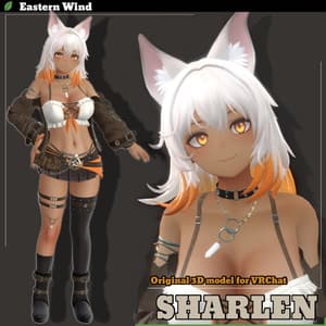 VRChat向け３Dモデル「シャーレン」 - Eastern Wind