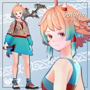 オリジナル3Dモデル『Solaria / ソラリア』 - Froginyata Store
