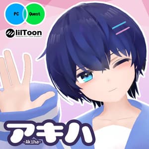 【VRC/VRM対応3Dモデル】 アキハ - Akiha - - yuufyu.booth.pm