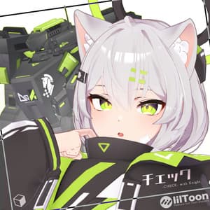 オリジナル3Dモデル「チェック&ナイト」 - はみにの立体箱