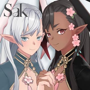 【オリジナル3Dモデル】Sak -サク-【VRChat想定】 - ふさ工房