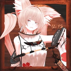 オリジナル3Dモデル「仙猫」 - sashimaru