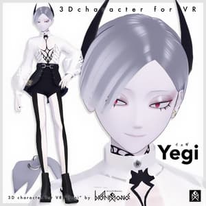 【オリジナル3Dモデル】Yegi イェギ【VRChatアバター】 - brochiManac