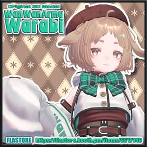 VRChat向けオリジナル3Dモデル「Warabi」 - FLASTORE