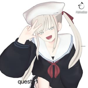 ”Quest対応版”【オリジナル３Dモデル】ヘルベチカ - KUYUYU/電脳屋