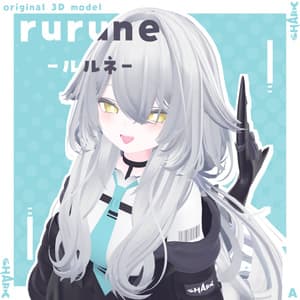 サメっ子オリジナル3Dモデル「rurune」-ルルネ- - IKUSIA